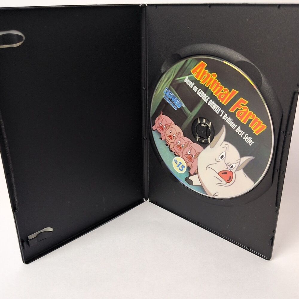 George Orwell’s Animal Farm DVD 2004 Animated Feature Film Remastered Political - Picture 4 of 5